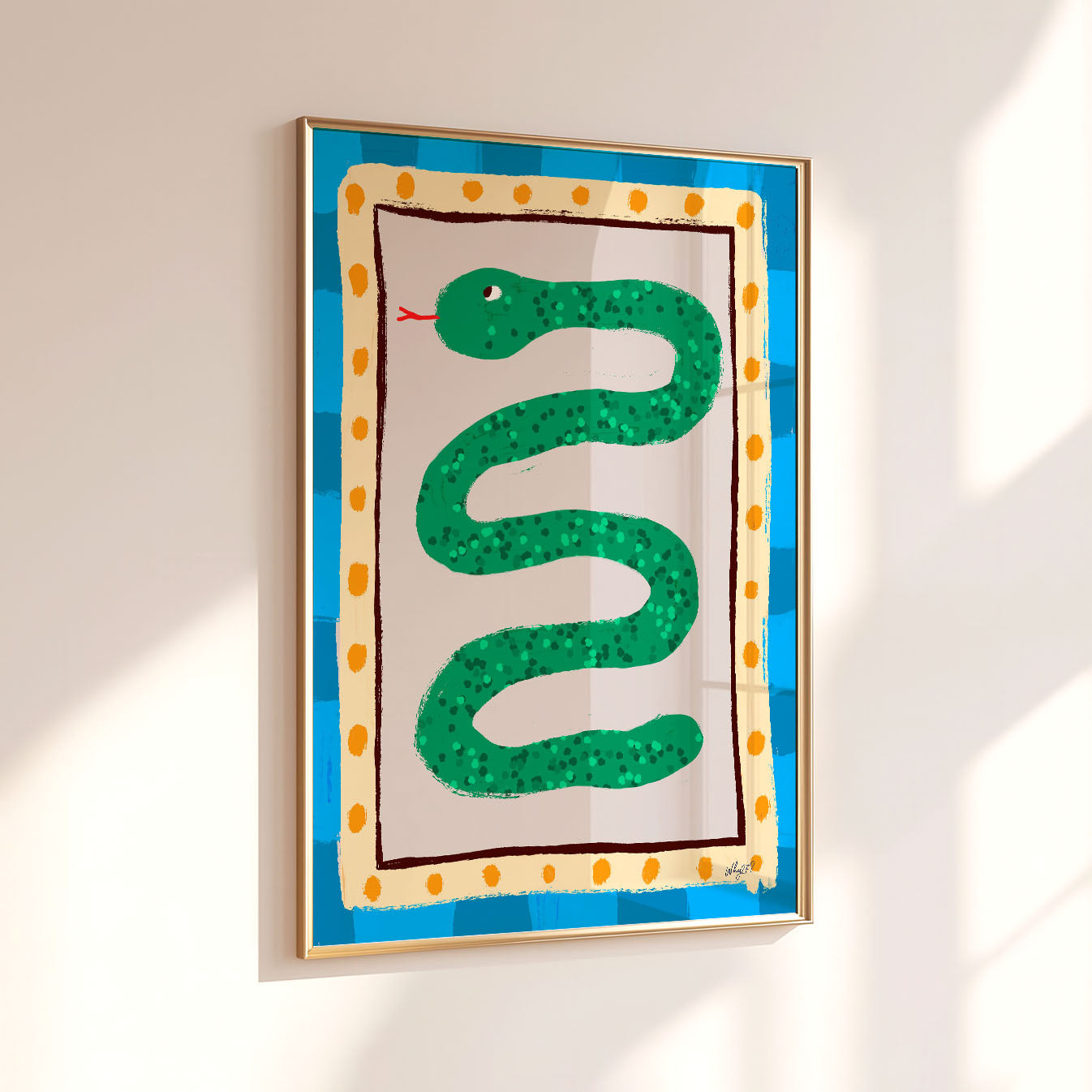 Slithery Snake Poster