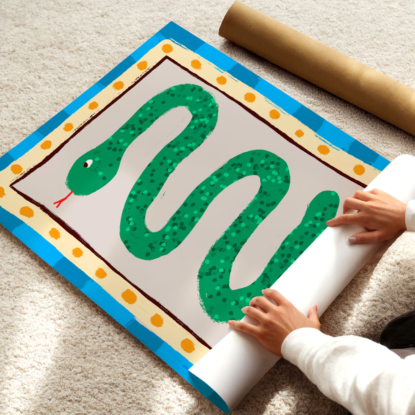 Slithery Snake Poster