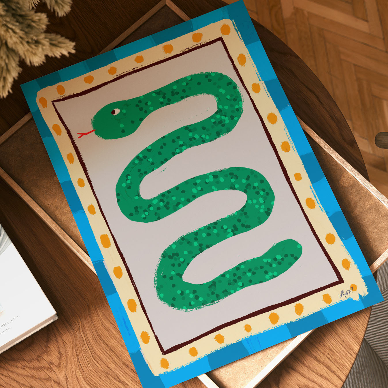 Slithery Snake Poster