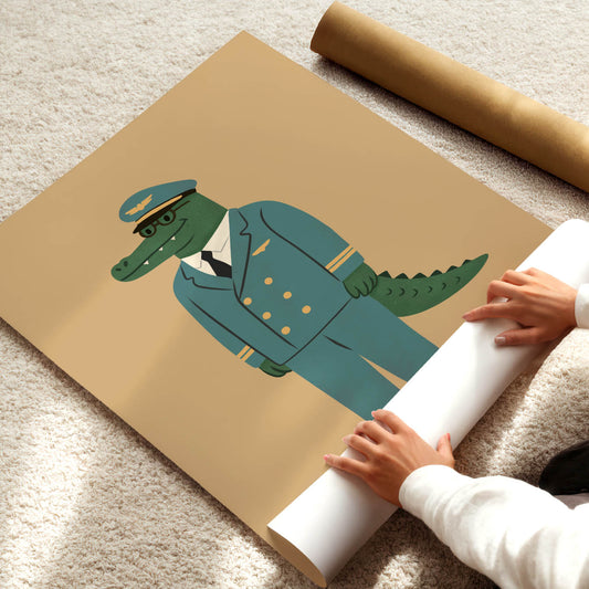 Captain Croc Poster