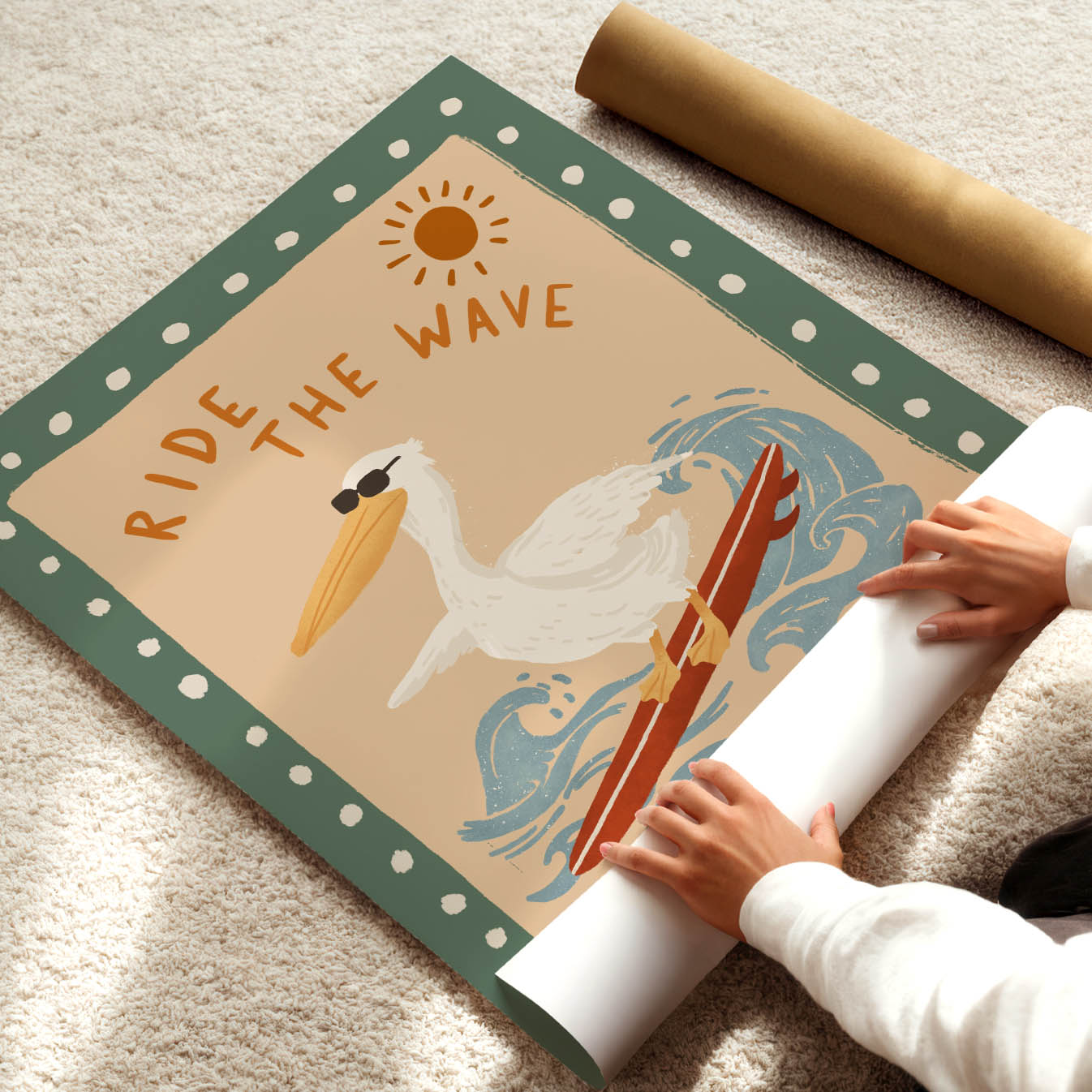 Ride the Wave Poster