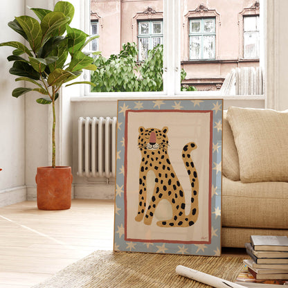 Peaceful Leopard Poster