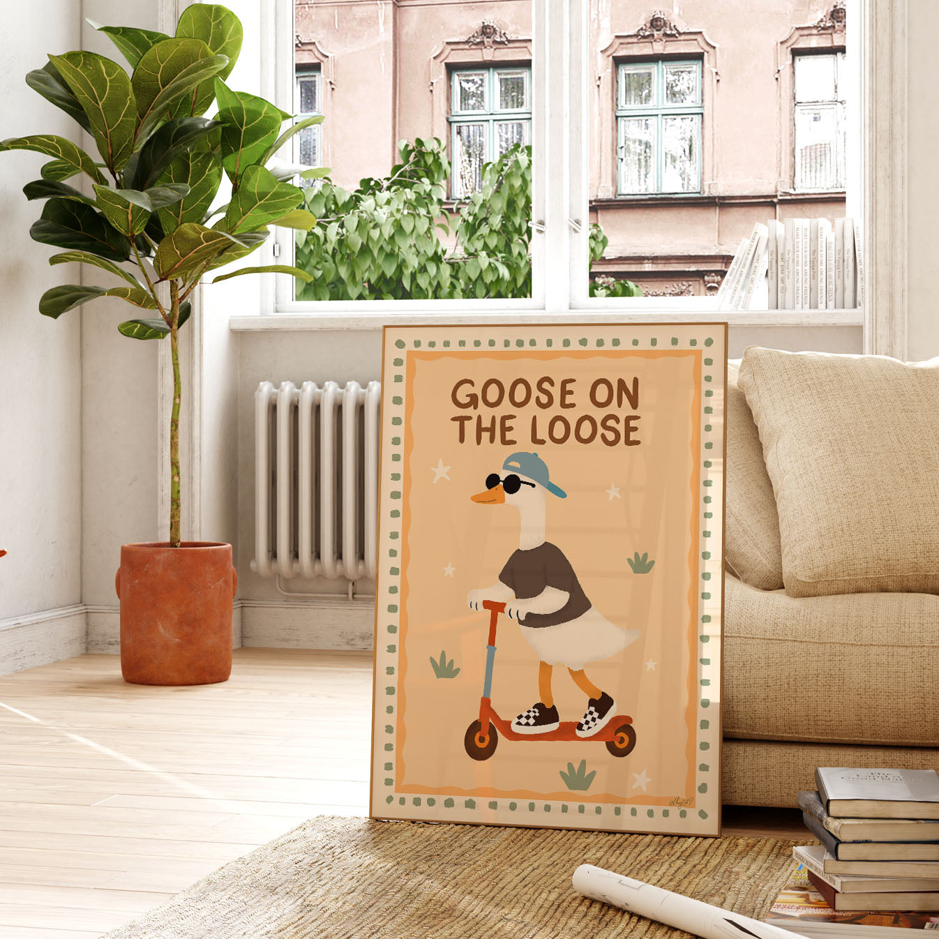 Goose on the Loose Poster
