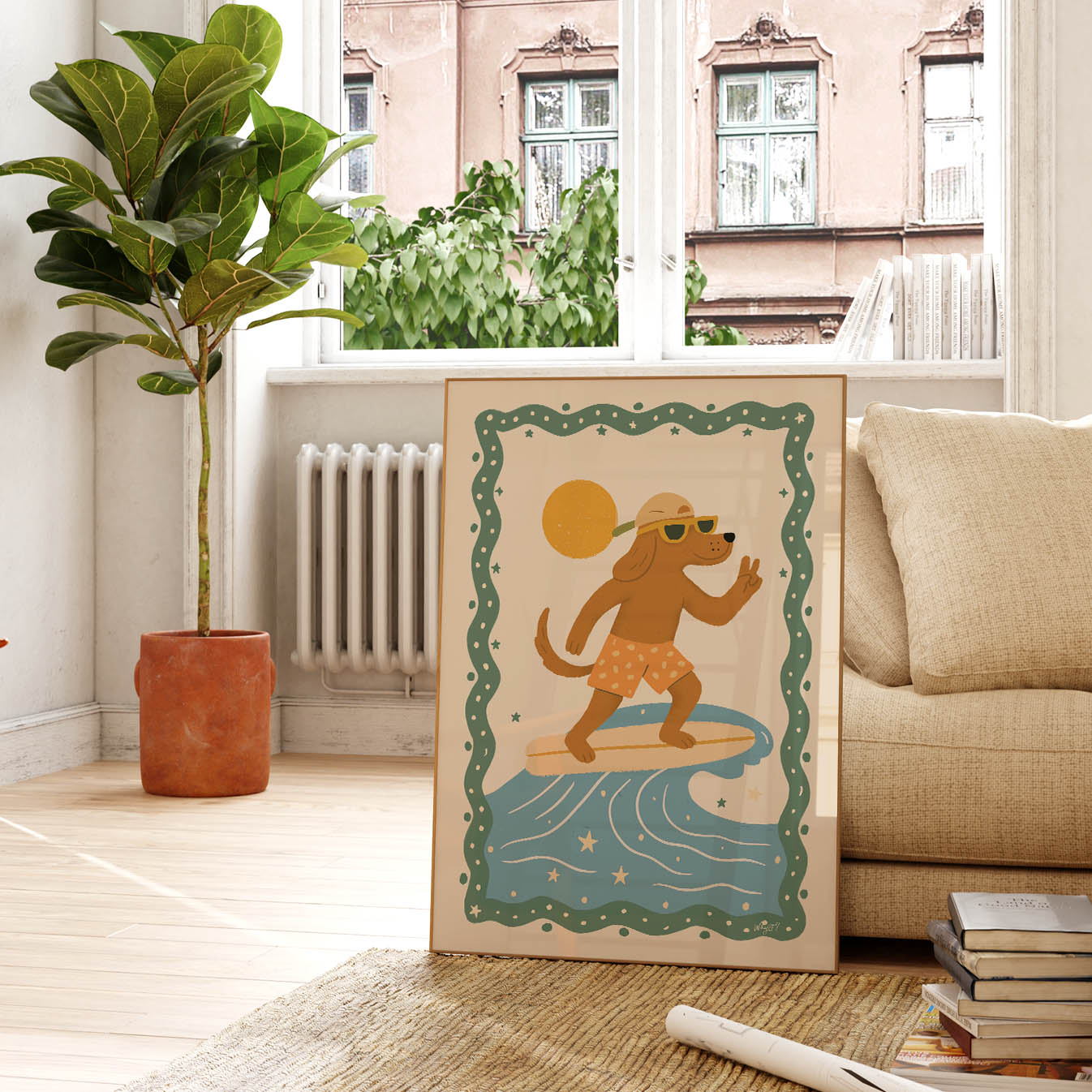 Catch the Waves Poster