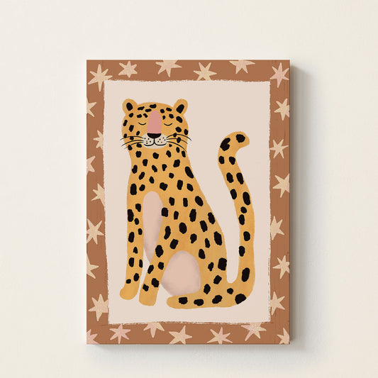 Wild Star Leopard Poster