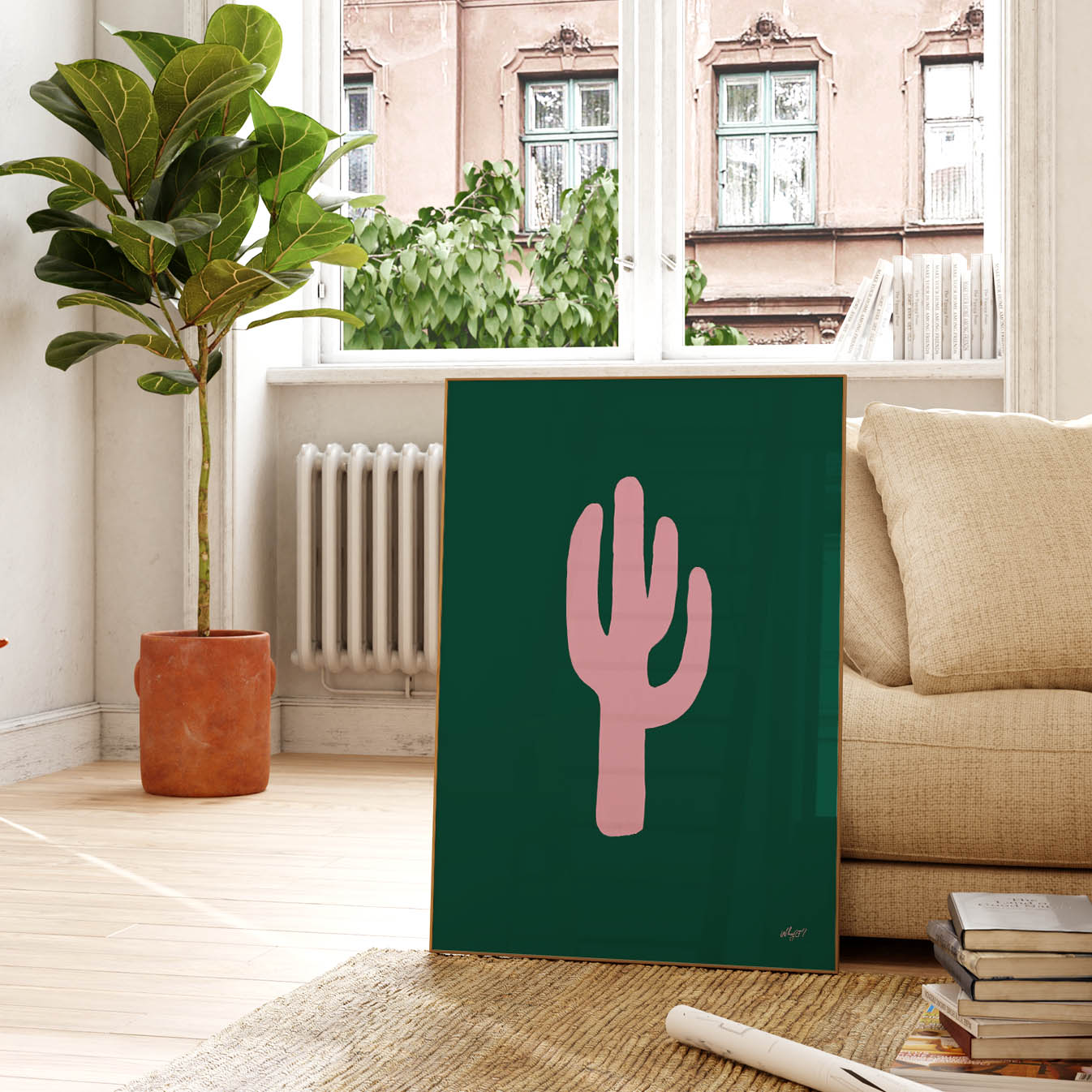 Desert Bloom Poster