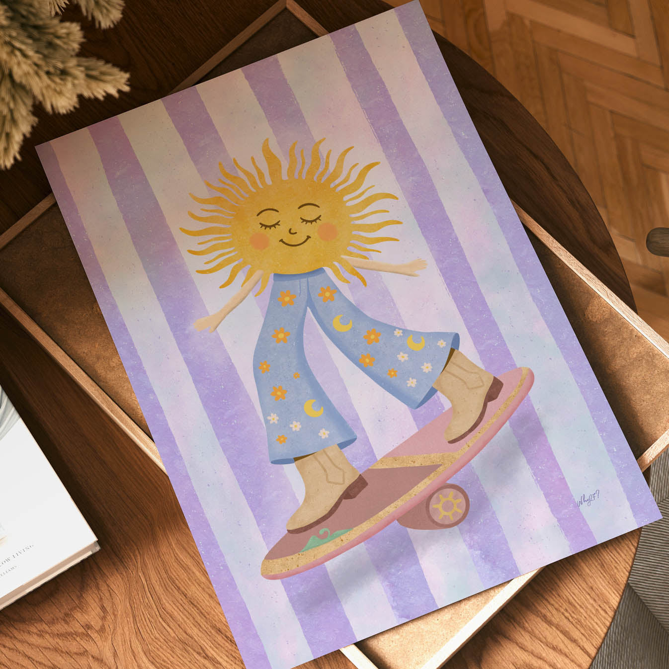 Sunny Skater Poster