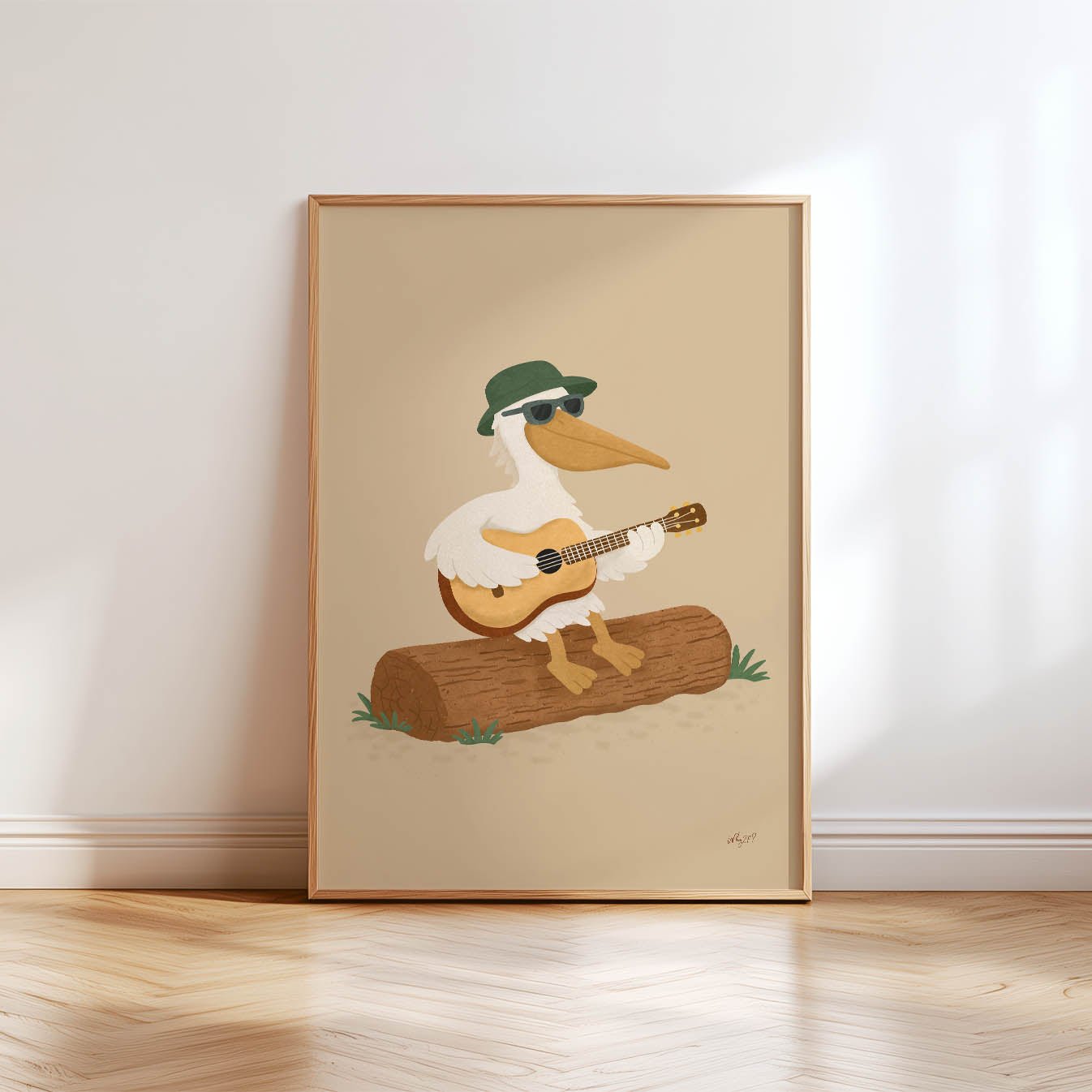 Pelican Guitar Poster