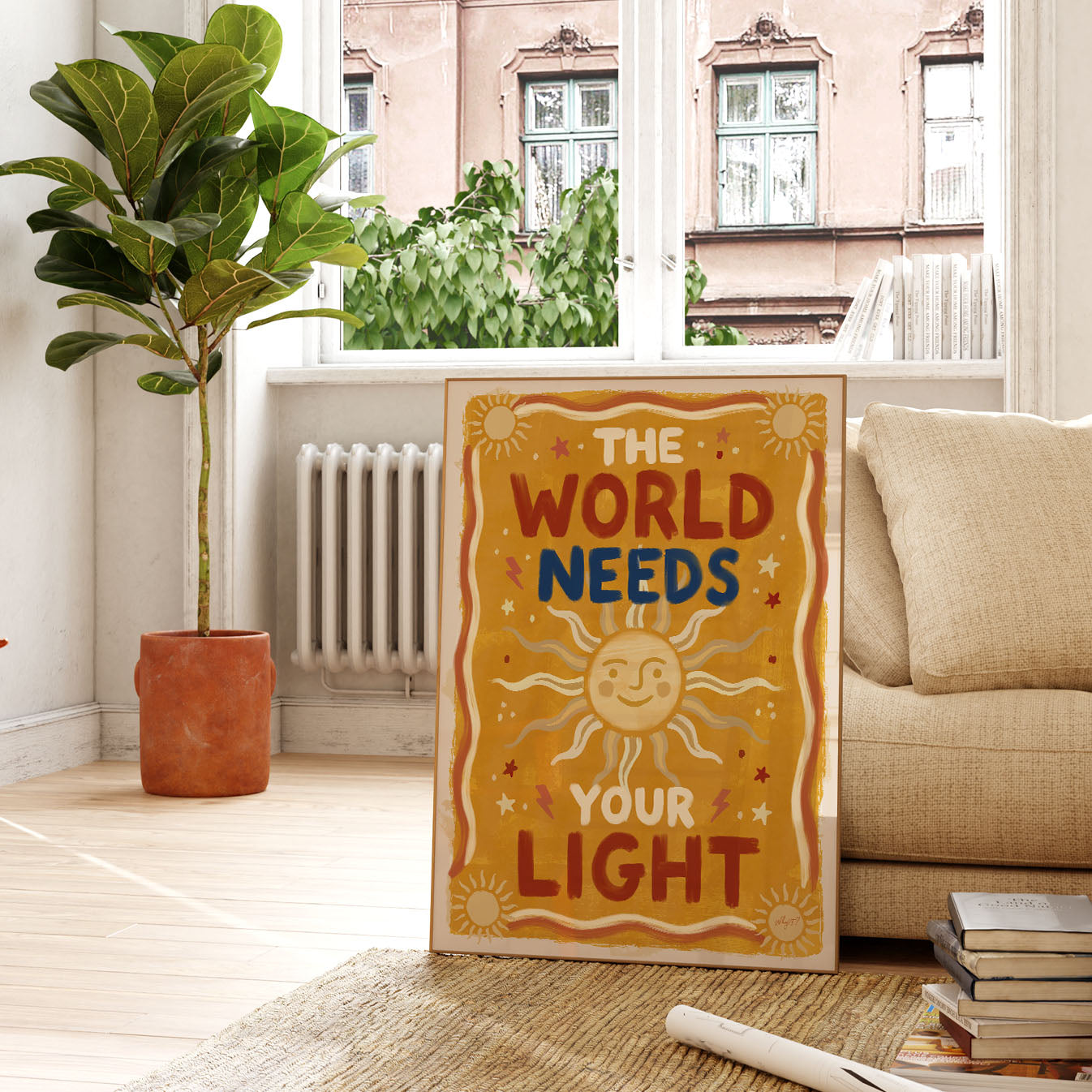 The World Needs Your Light Poster