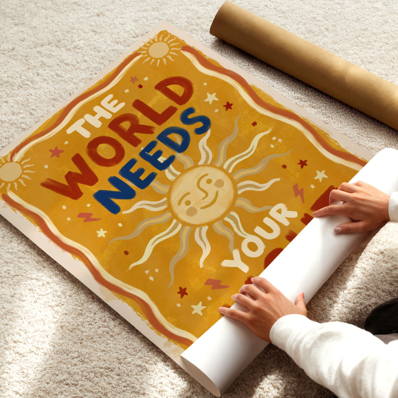 The World Needs Your Light Poster