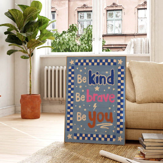 Kindness & Courage Poster