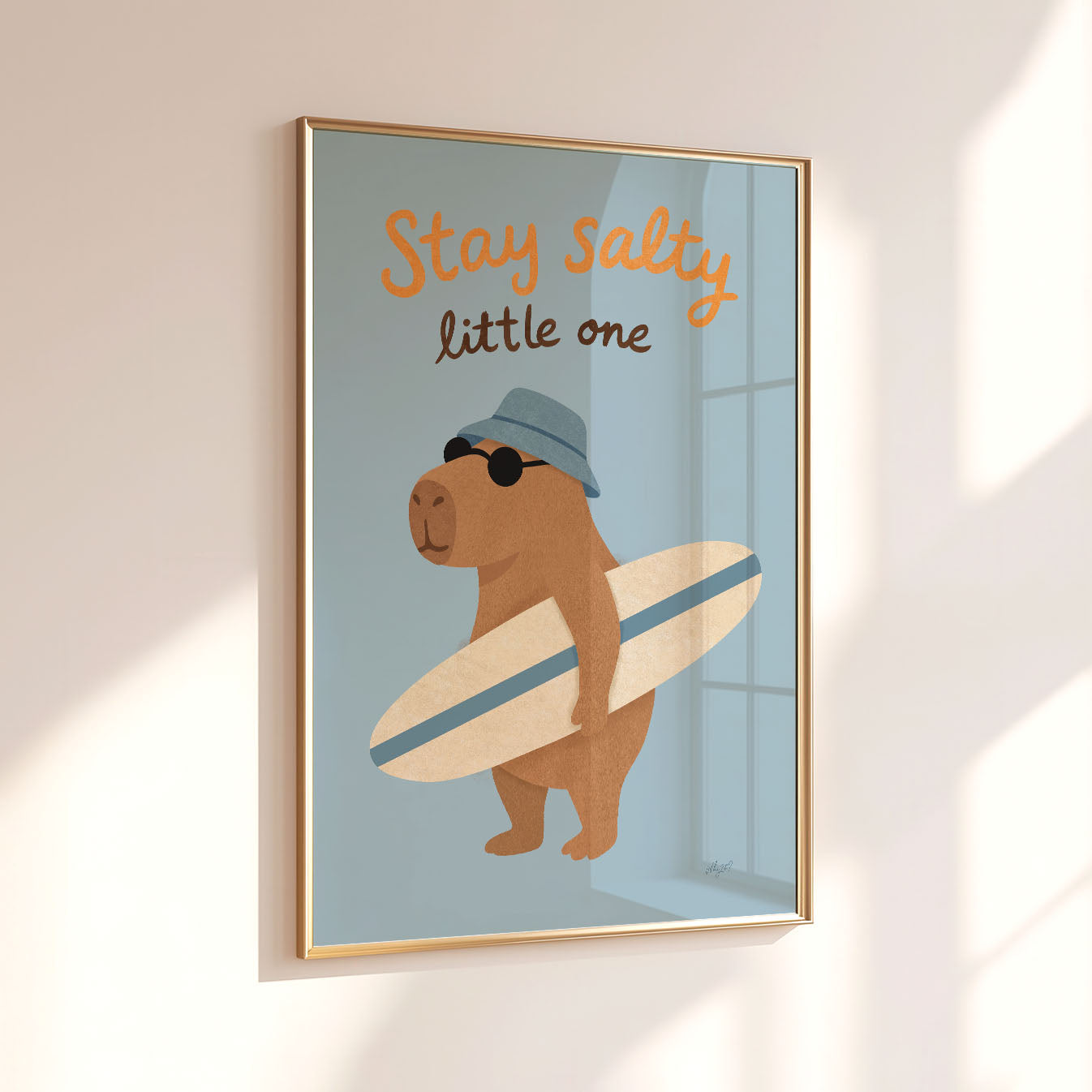 Stay Salty Little One Poster