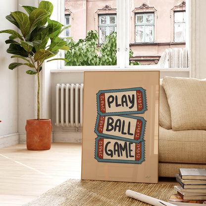 Game Day Tickets Poster