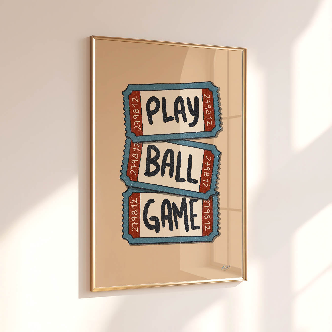 Game Day Tickets Poster