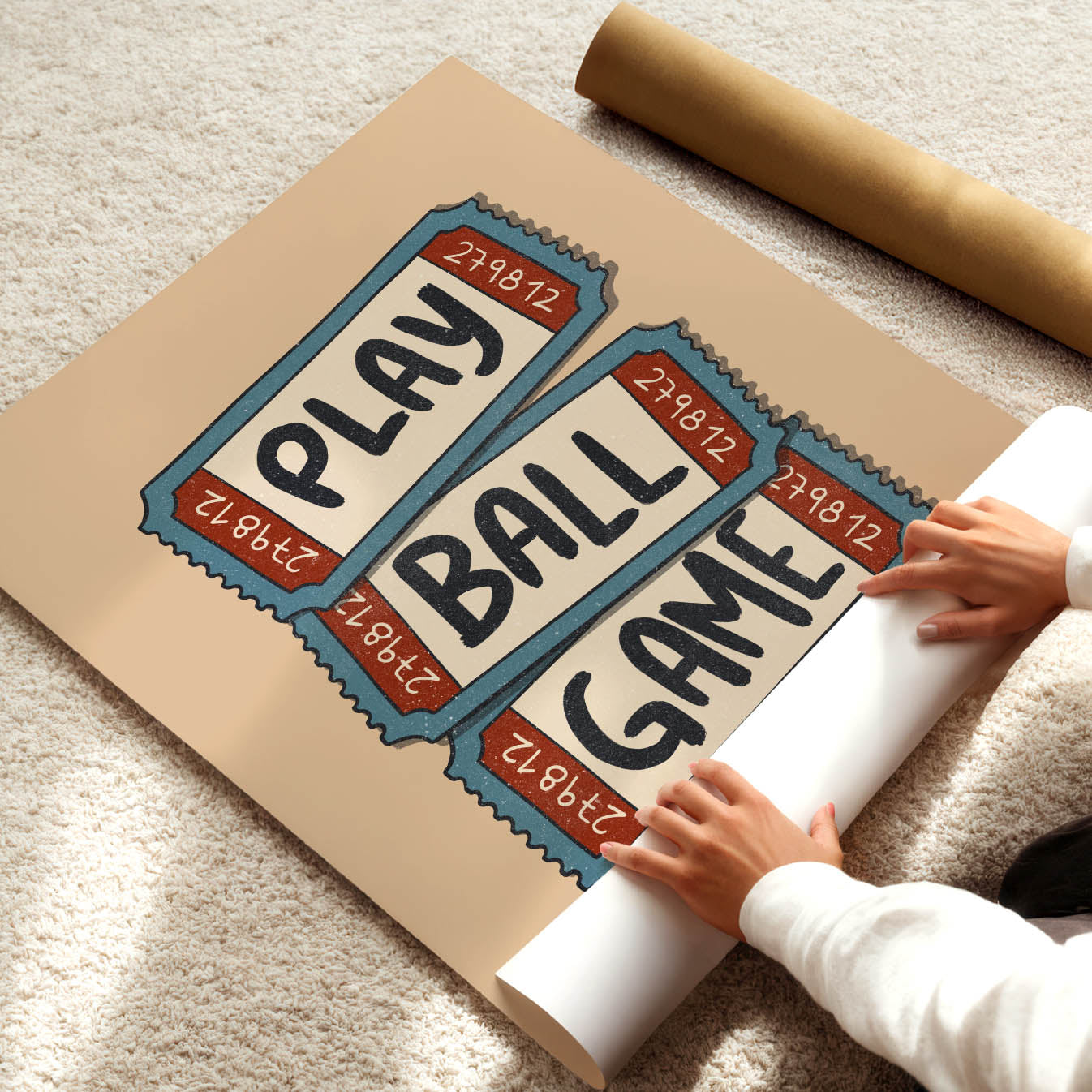 Game Day Tickets Poster