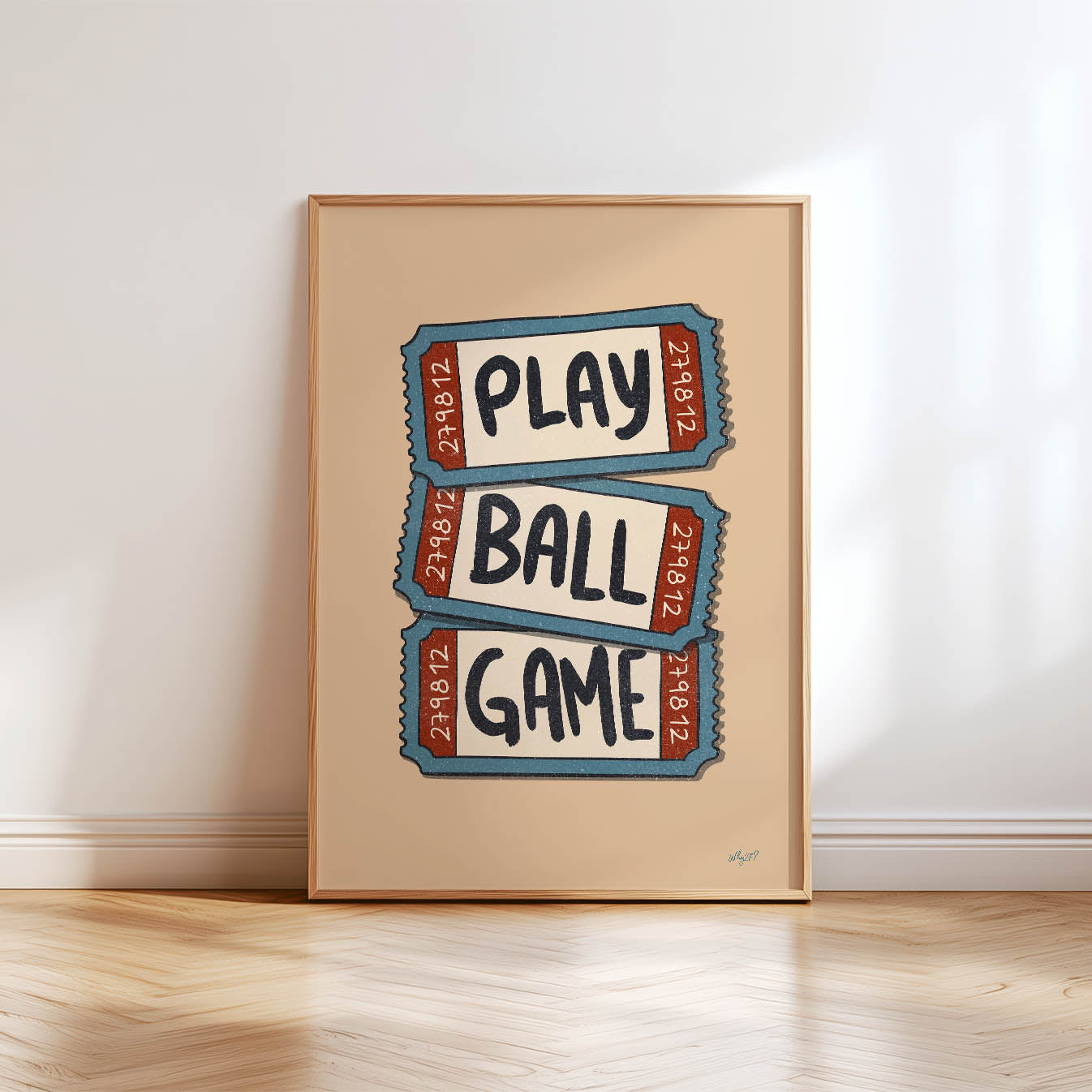Game Day Tickets Poster