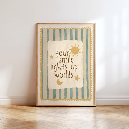 Your Smile Nursery Poster