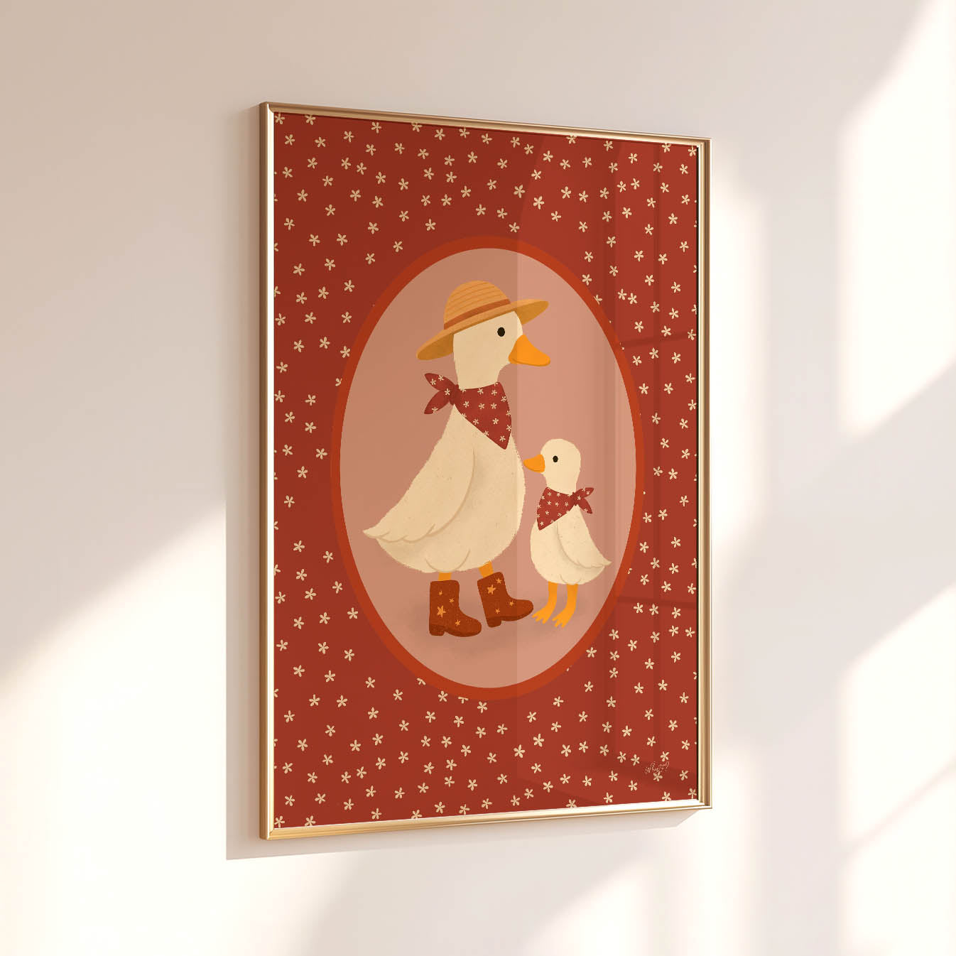 Little Duck Family Poster