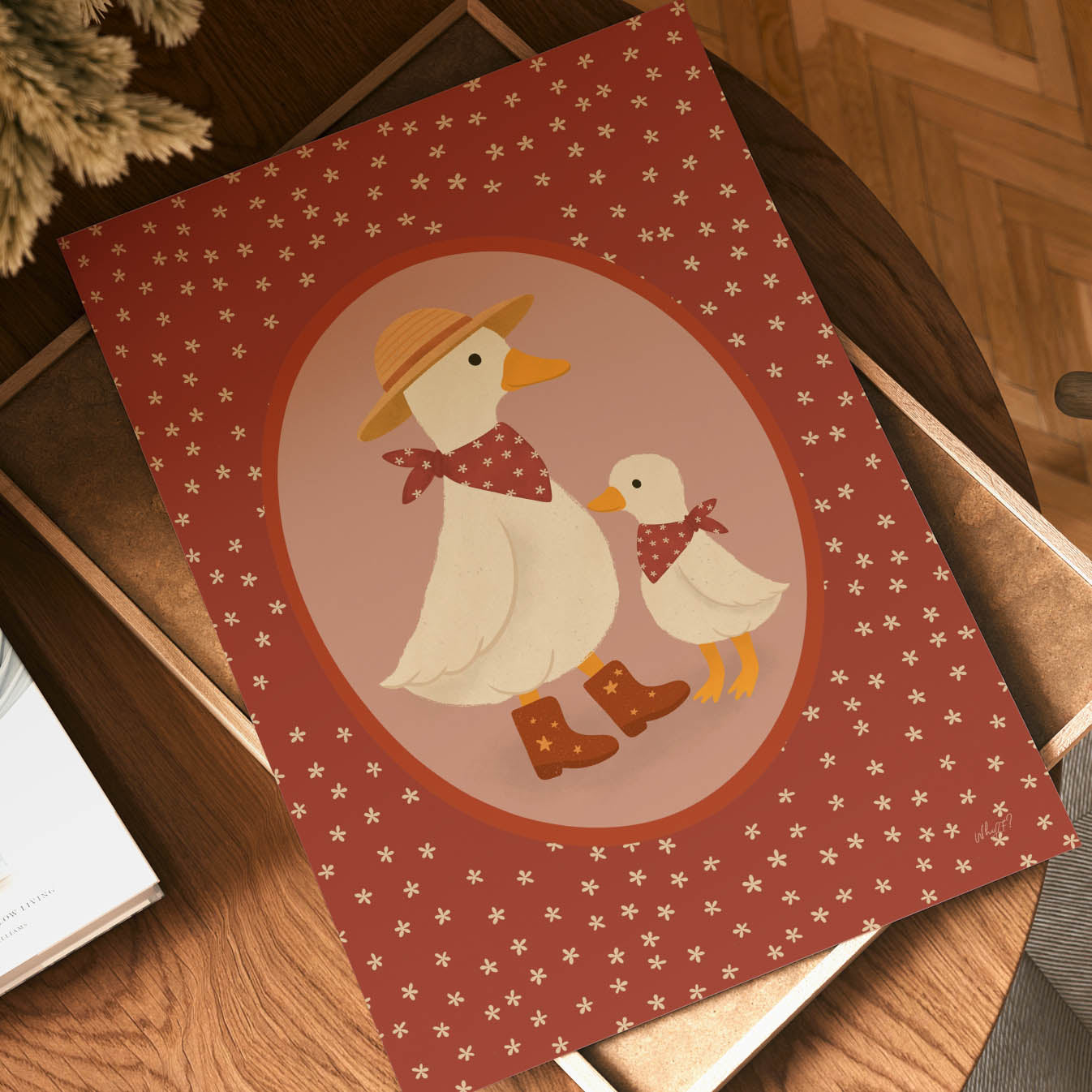Little Duck Family Poster
