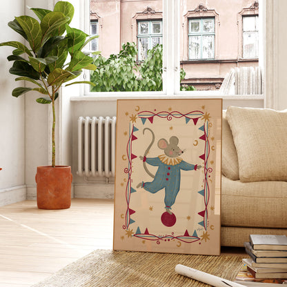Circus Mouse Poster