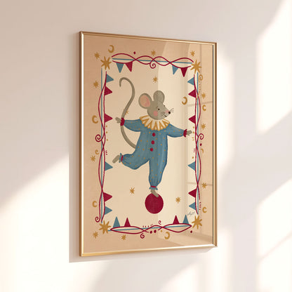 Circus Mouse Poster
