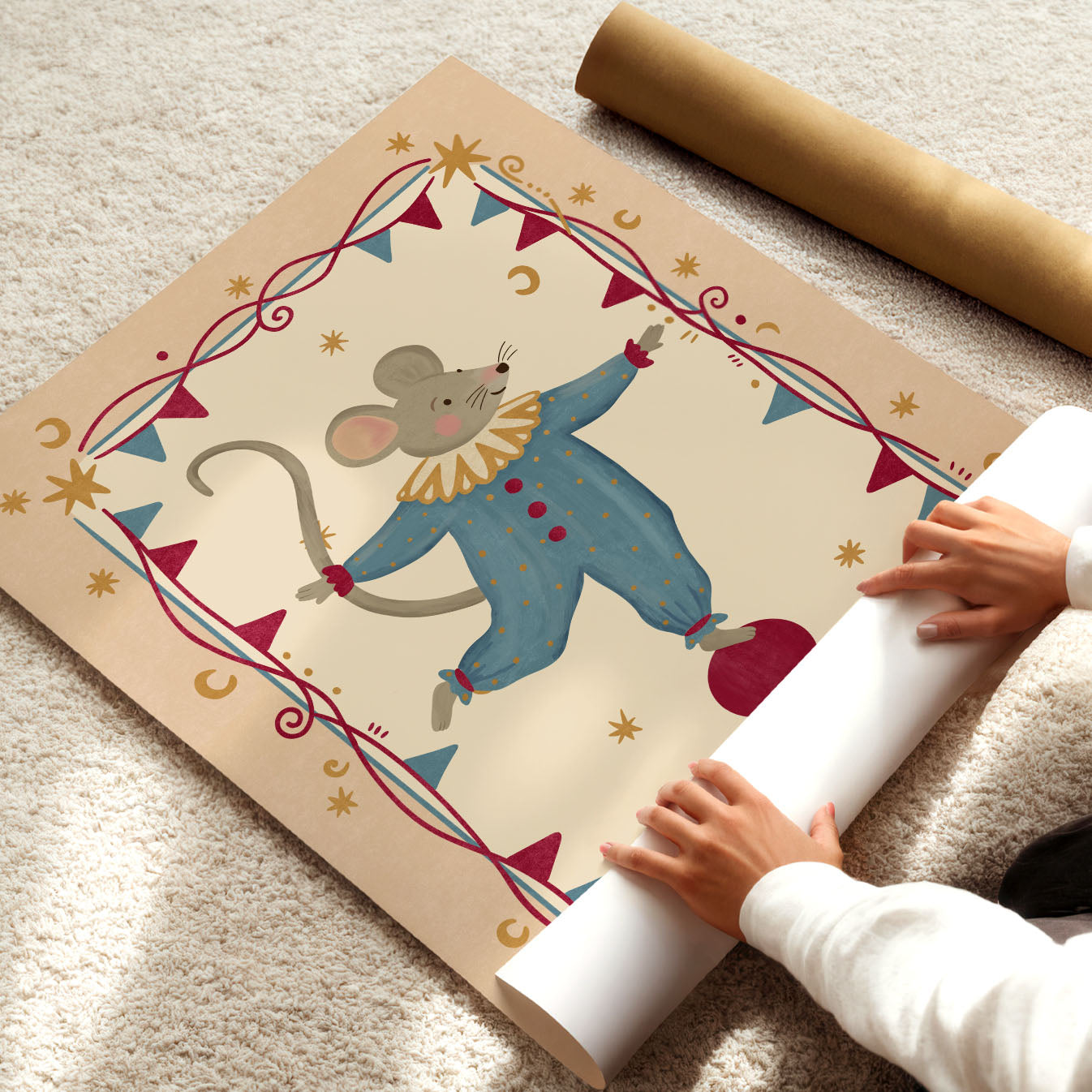 Circus Mouse Poster