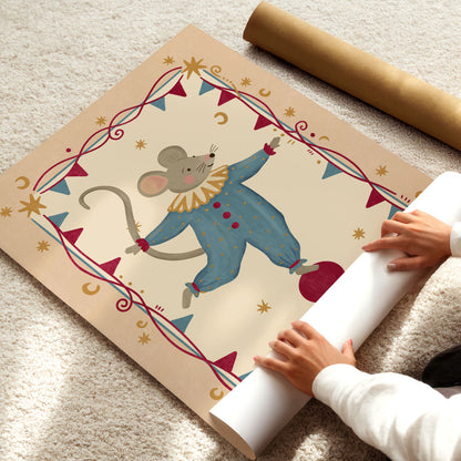 Circus Mouse Poster