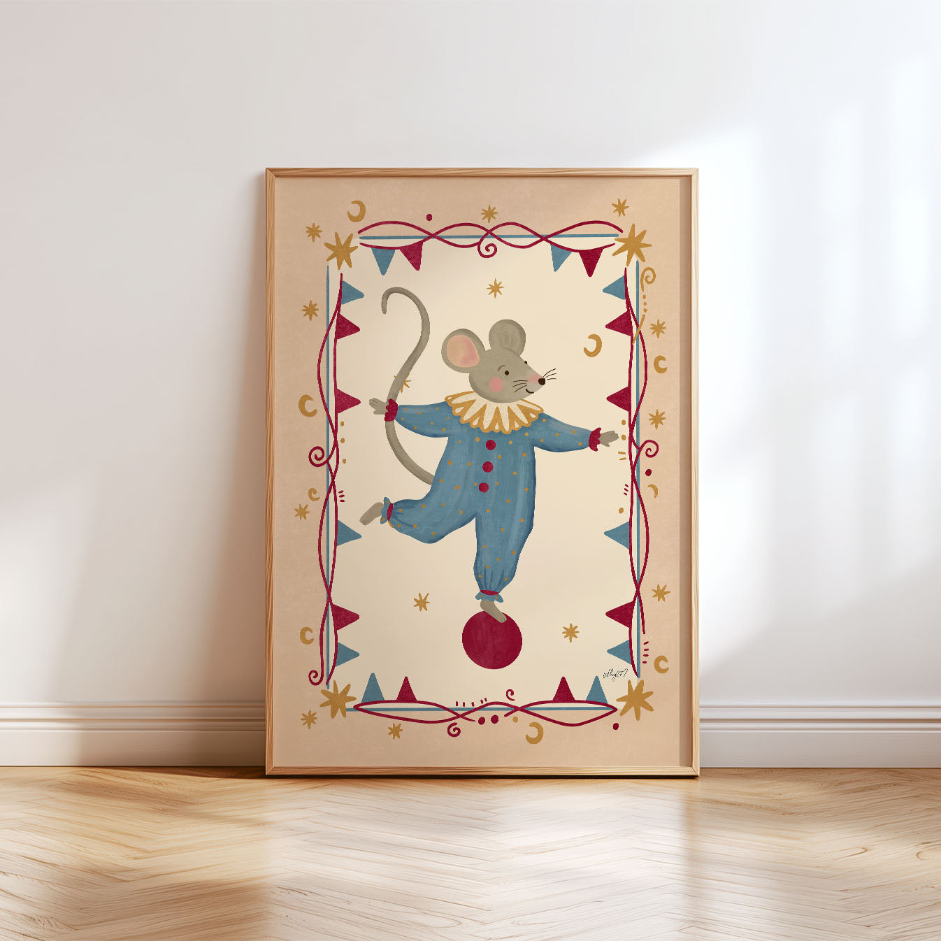 Circus Mouse Poster