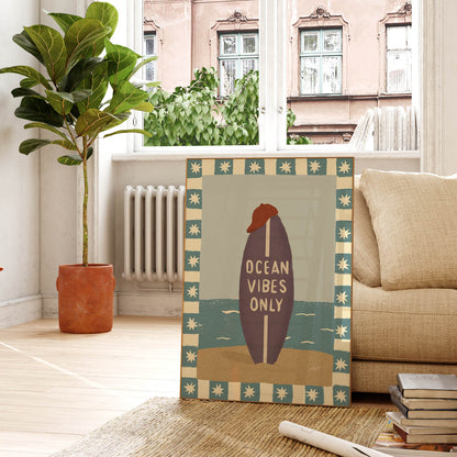 Ocean Vibes Only Poster