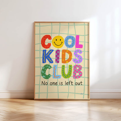 Cool Kids Club Poster