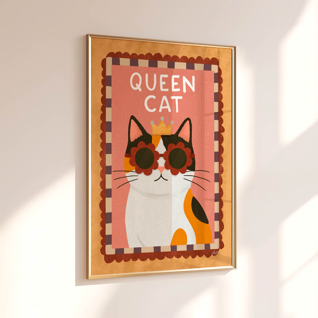 Queen Cat Poster