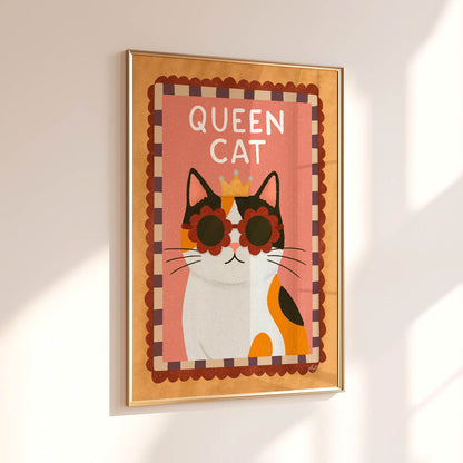 Queen Cat Poster