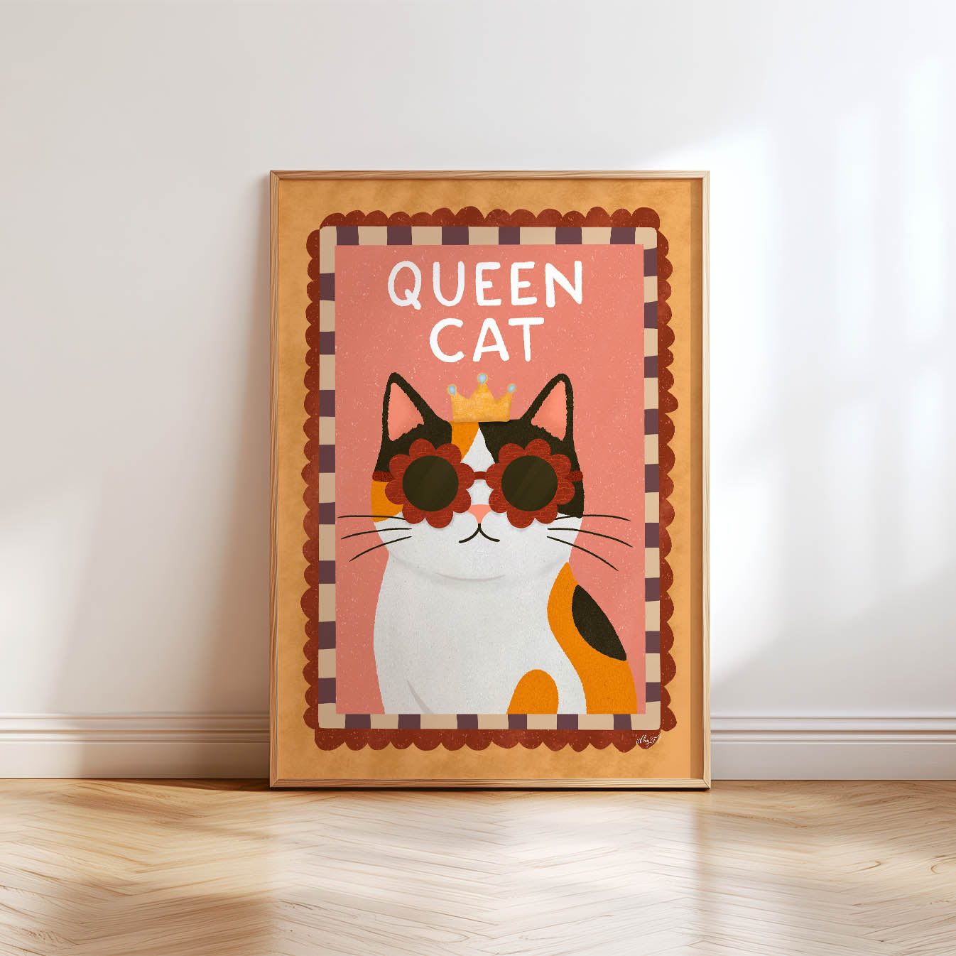 Queen Cat Poster
