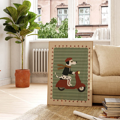 Parisian Pup Poster