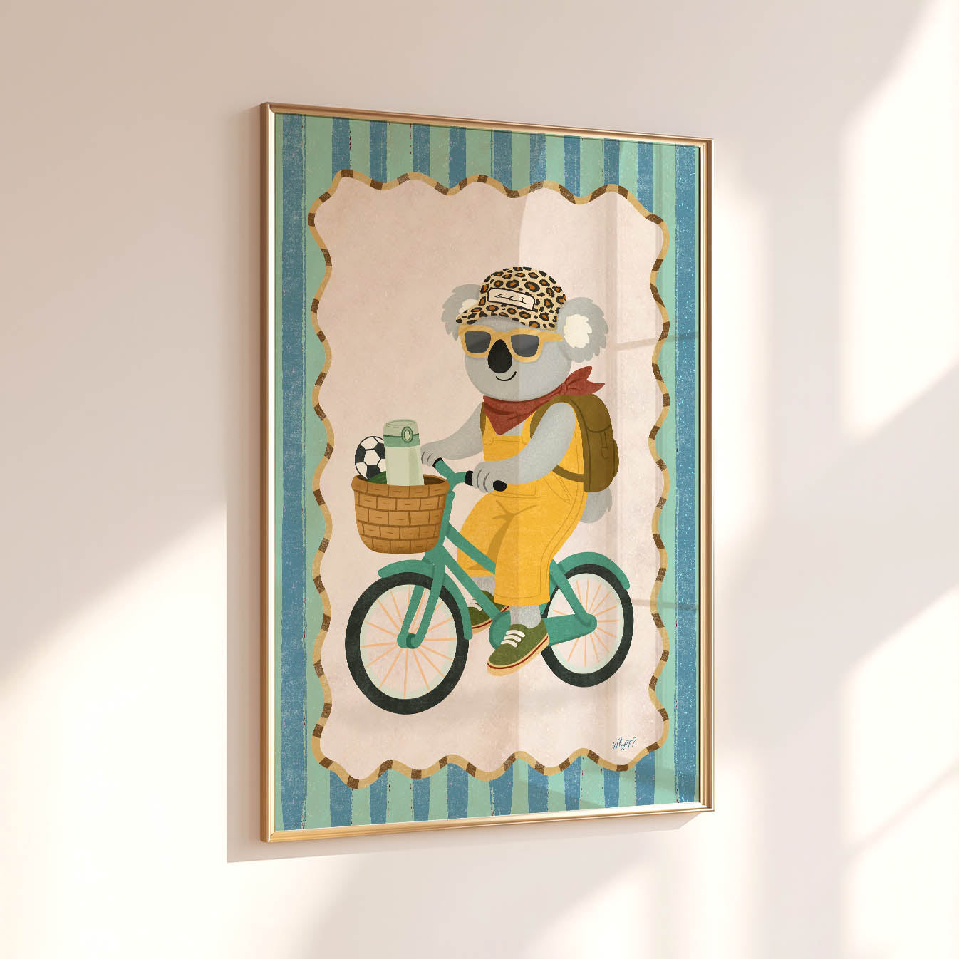 Koala Bicycle Poster