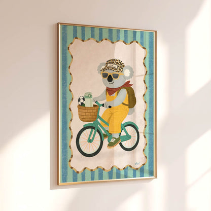 Koala Bicycle Poster