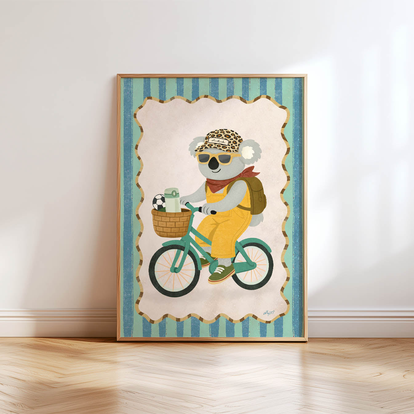 Koala Bicycle Poster