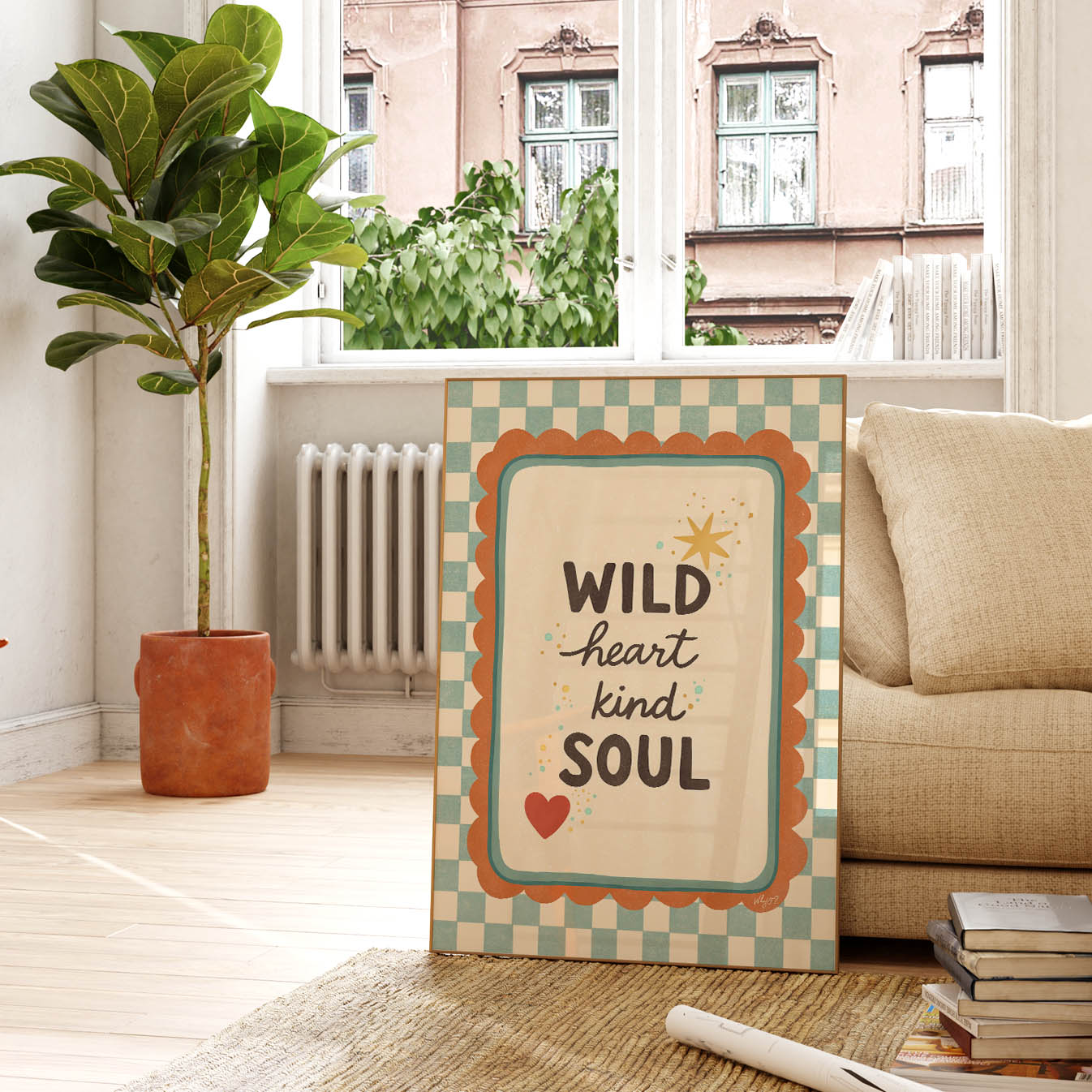 Wild Heart Kind Soul Poster