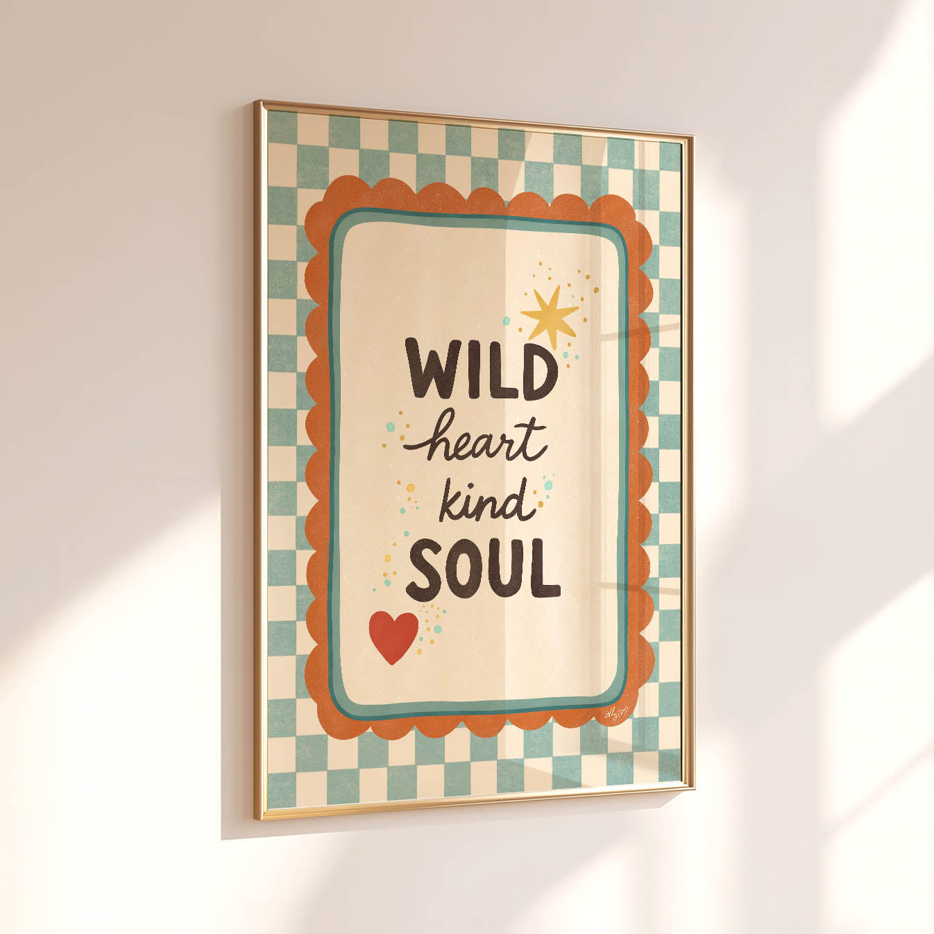 Wild Heart Kind Soul Poster