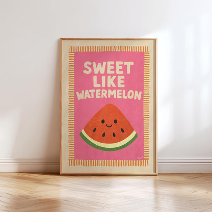 Sweet Like Watermelon Poster