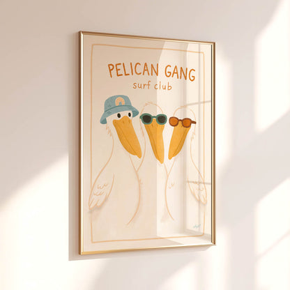 Pelican Surf Club Poster