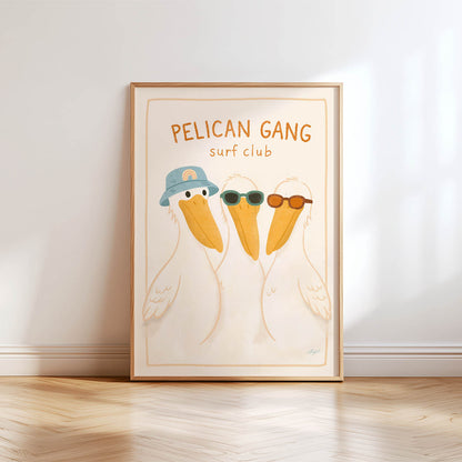 Pelican Surf Club Poster