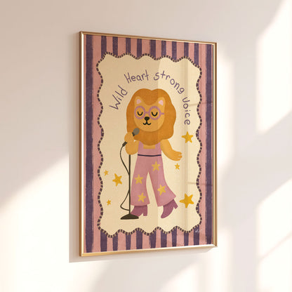 Wild Heart Strong Voice Poster