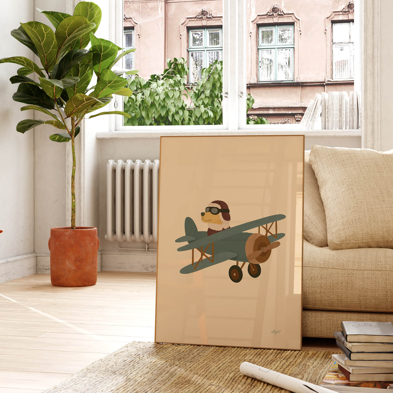 Little Aviator Poster
