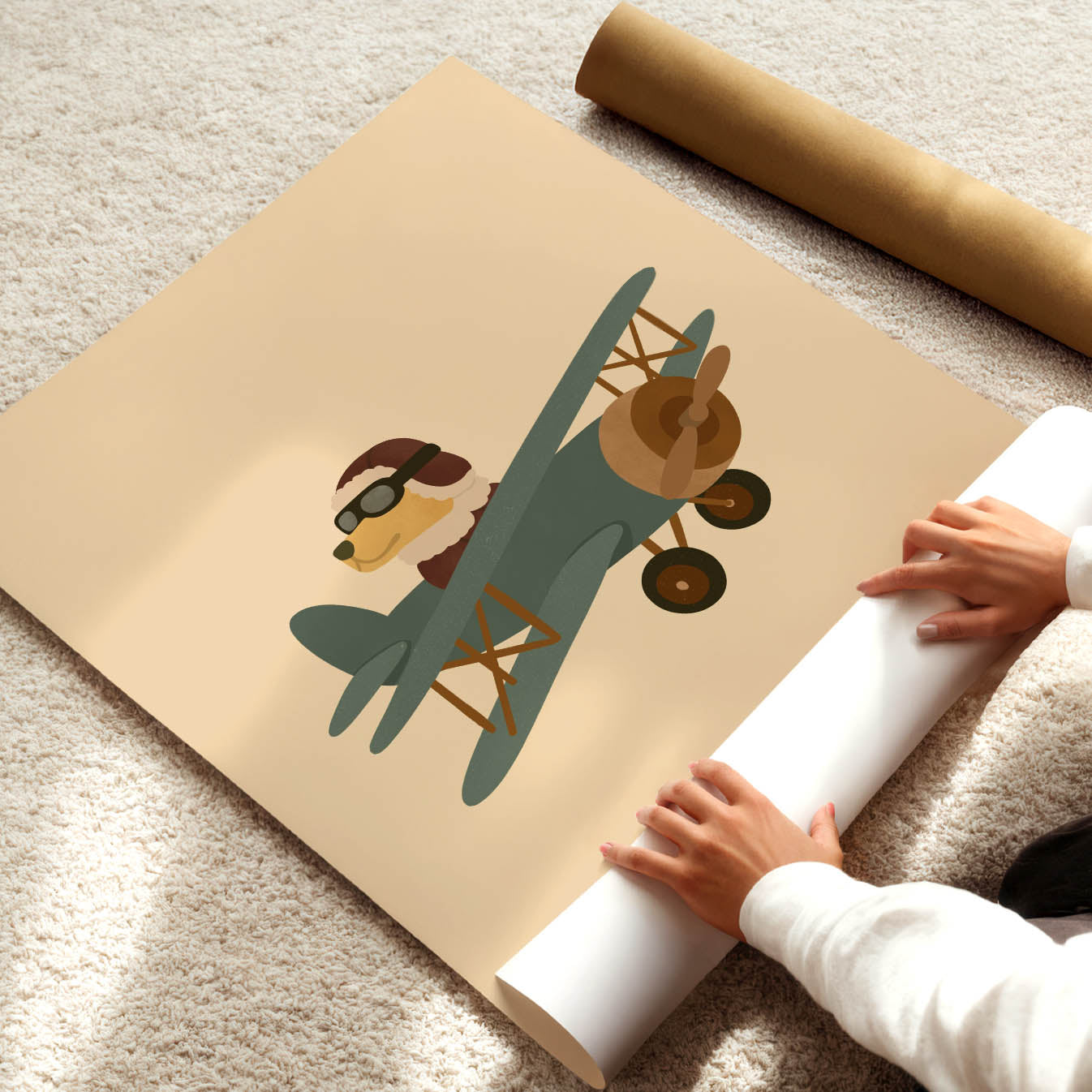 Little Aviator Poster