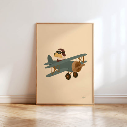Little Aviator Poster