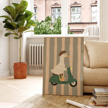 Parisian Goose Poster