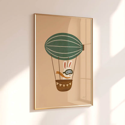 Adventure Awaits Bunny Poster