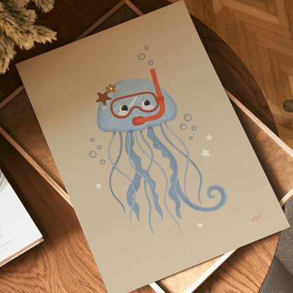 Snorkel Jelly Poster