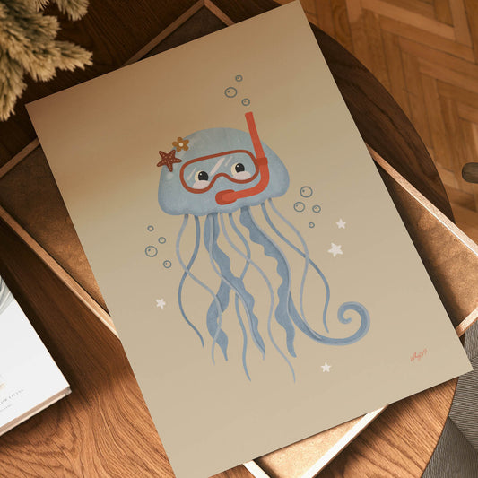 Snorkel Jelly Poster